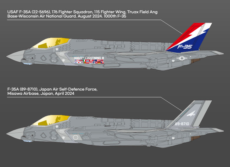 Academy 9-12591 - ACADEMY 1/72 F-35A LIGHTNING II "1000th"