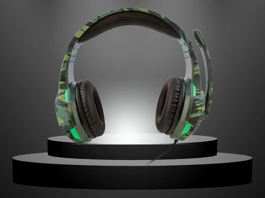 Nyko Universalzubehör PNUDCH - Nyko Deluxe Camo Headset (Grün)