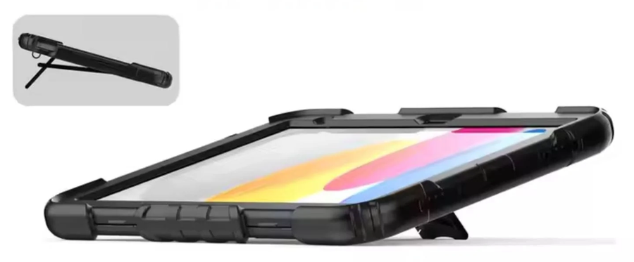 Generisch - Grip Case AR-S119-BK-SP - Survivor Hülle - iPad 11 (A16) mit integriertem Displayschutz