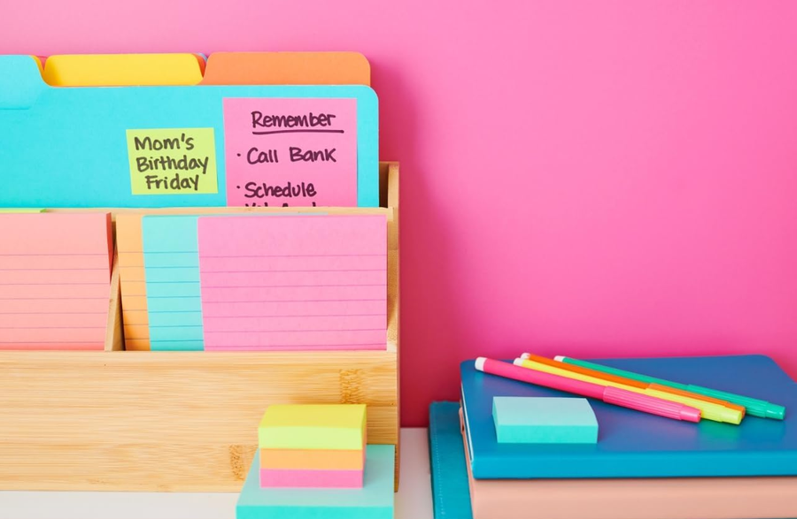 7100061168 - Post-it Haftnotizen 653-4AF 38x50mm Poptimistic, 4er-Pack