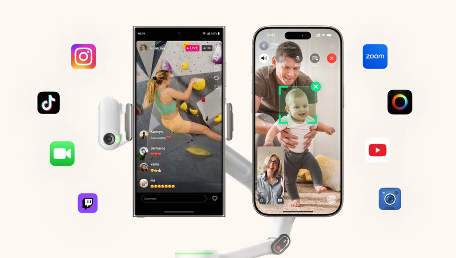 6977644763384 - Insta360 Flow 2 AI Tracker Bundle (Summit White)