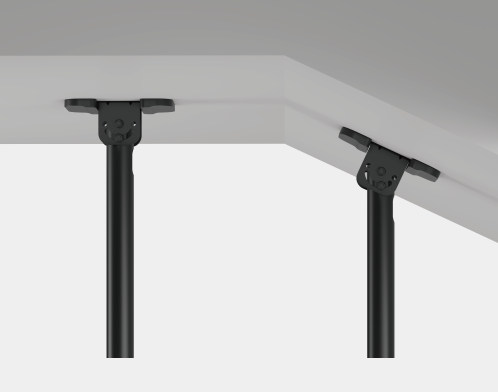 BRATECK PLB-CE1568L - 50''-100'''' Ceiling Mount Heavy-Duty Bracket for Large TVs. Max Laod: 80Kgs VESA