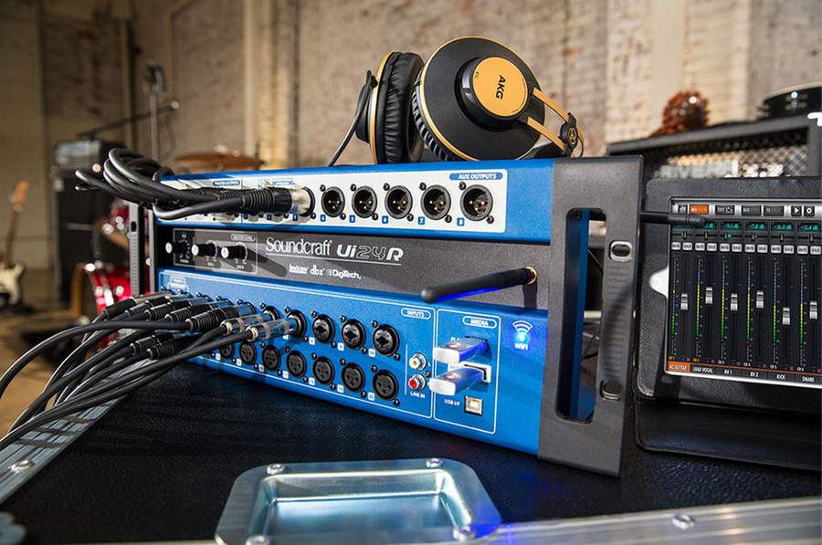 SOUNDCRAFT UI24R - 24 INPUT DIGITAL MIXER W/USB MULTITRACK