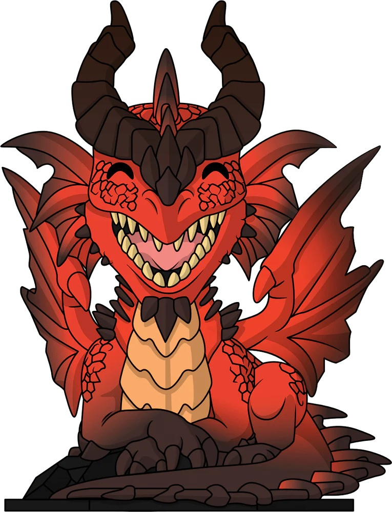 YOUTOOZ YT-810140788047 - YT: ROTER DRACHE VINYL