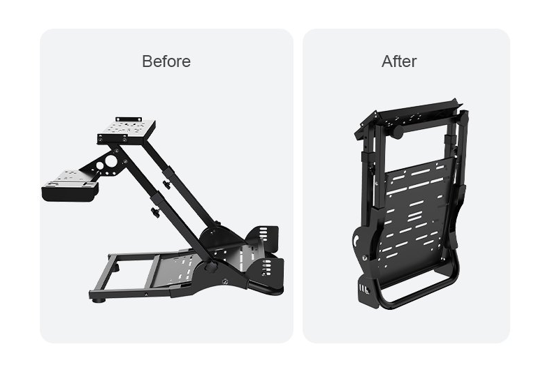 PXN-A10 - PXN-A10 Adjustable Racing Sim Frame Black