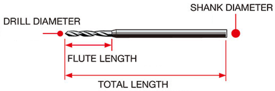 Tamiya 74113 - TAMIYA FINE PIVOT BIT .2mm SHANK 1mm