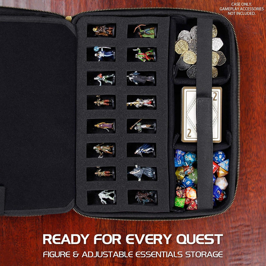 ENTTCEC100BKEW - Enhance Tabletop RPG Organizer Case - Black