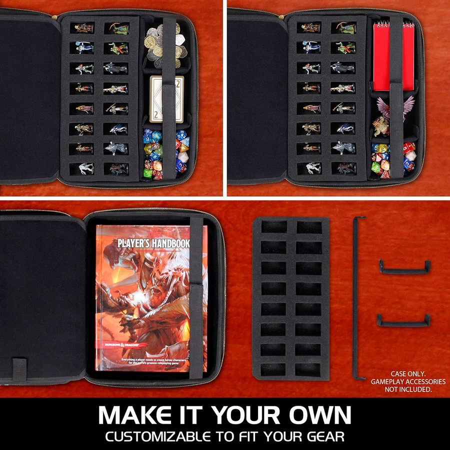 ENTTCEC100BKEW - Enhance Tabletop RPG Organizer Case - Black