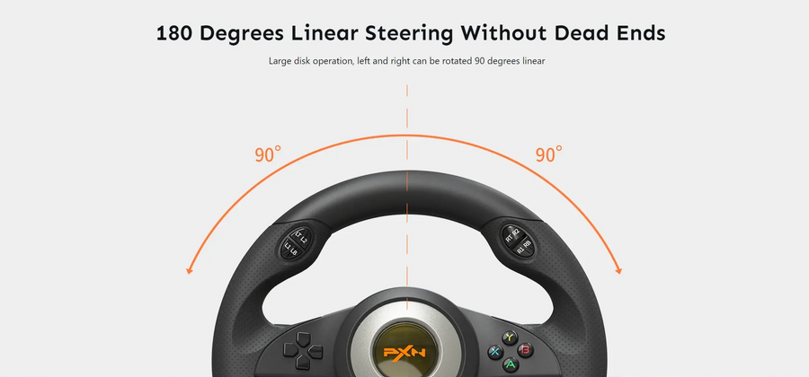 PXN-V3PROB - PXN V3Pro Game Steering Wheel Black