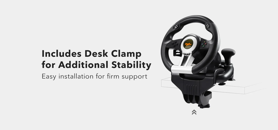 PXN-V3PROB - PXN V3Pro Game Steering Wheel Black