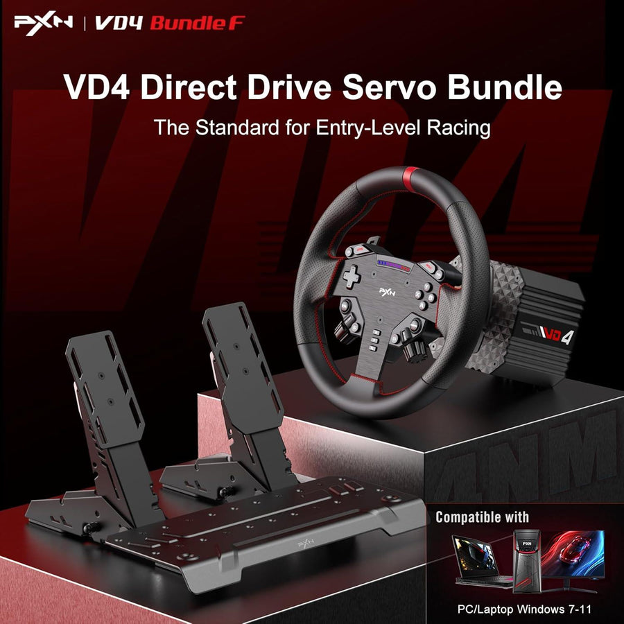 PXN VD4 BUNDLE F - PXN VD4 Bundle F 4nm Direct Drive Racing Bundle
