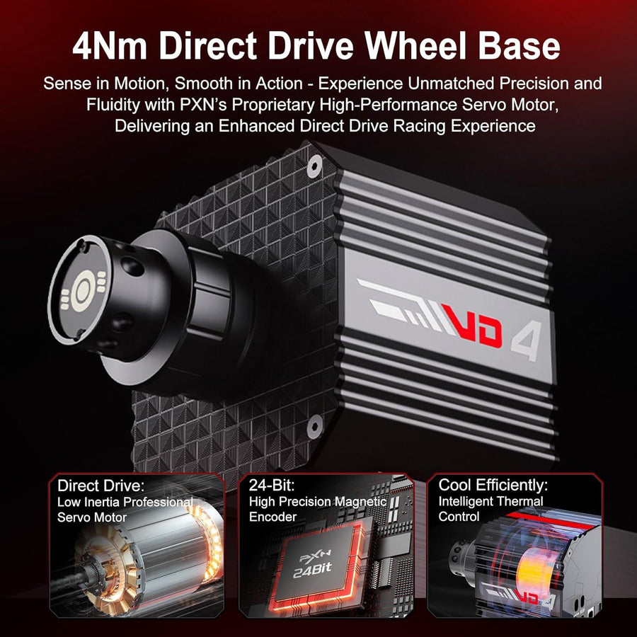 PXN VD4 BUNDLE F - PXN VD4 Bundle F 4nm Direct Drive Racing Bundle