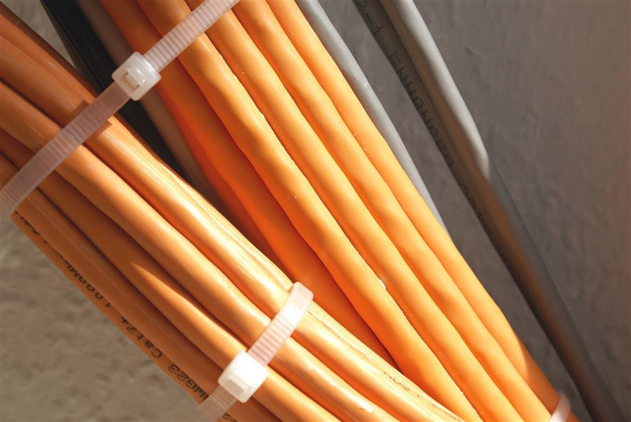 DYNAMIX DY2003N1000 - 3.6 x 200mm Natural Cable Ties Pack of 1000 180N/18.3kgs Tensile Strength
