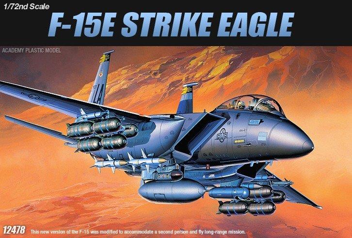 Academy 9-12478 - ACADEMY 1/72 F-15E STRIKE EAGLE