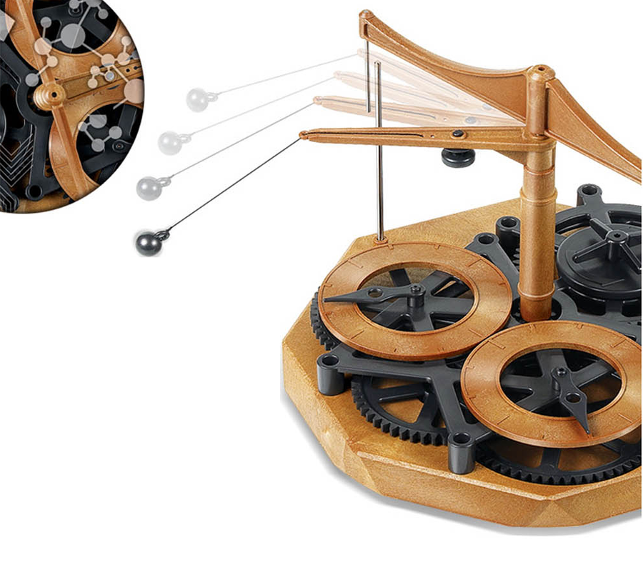 Academy 9-18157 - ACADEMY EDUCATIONAL - DAVINCI FLYING PENDULUM CLOC