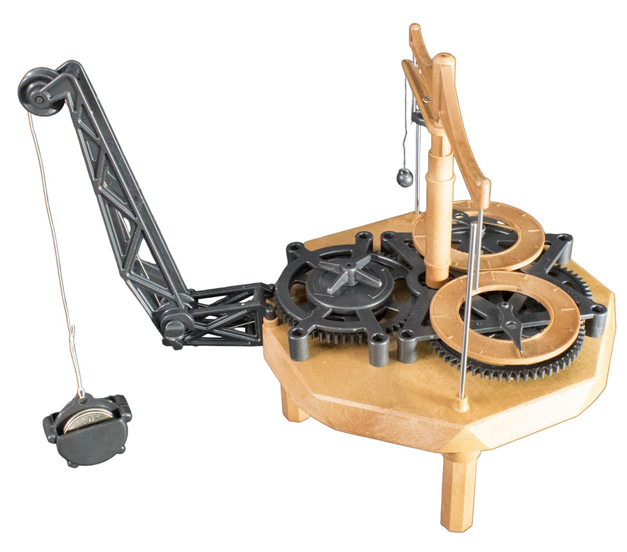 Academy 9-18157 - ACADEMY EDUCATIONAL - DAVINCI FLYING PENDULUM CLOC