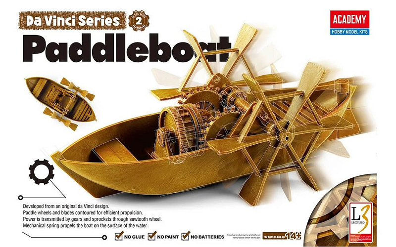 Academy 9-18130 - ACADEMY EDUCATIONAL - DAVINCI BOAT