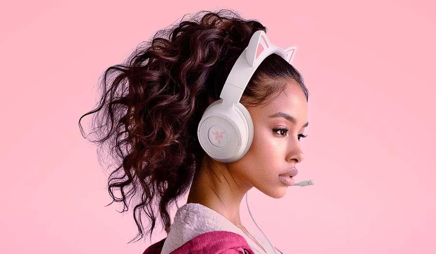 RZ04-05350200-R3M1 - RAZER KRAKEN KITTY V3 X - WIRED HEADSET WITH KITTY EARS - FRML PACKAGING