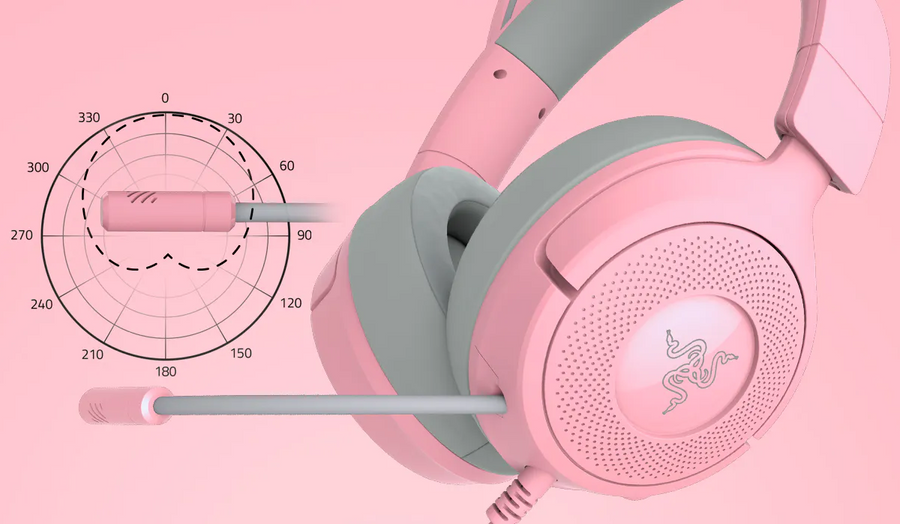 RZ04-05350100-R3M1 - RAZER KRAKEN KITTY V3 X - WIRED HEADSET WITH KITTY EARS - QUARTZ EDITION - FRML PACKAGING