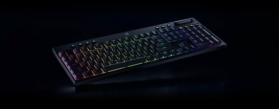 RZ03-05270800-R3M1 - RAZER BLACKWIDOW V4 LOW-PROFILE HYPERSPEED - WIRELESS LOW-PROFILE MECHANICAL GAMING KEYBOARD (ORANGE TACTILE SWITCH) - US LAYOUT - FRML