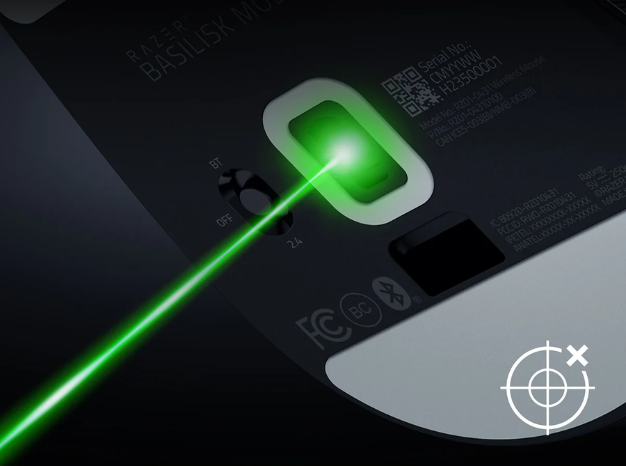 RZ01-04310100-R3A1 - RAZER BASILISK MOBILE - WIRELESS MOBILE GAMING MOUSE - AP PACKAGING