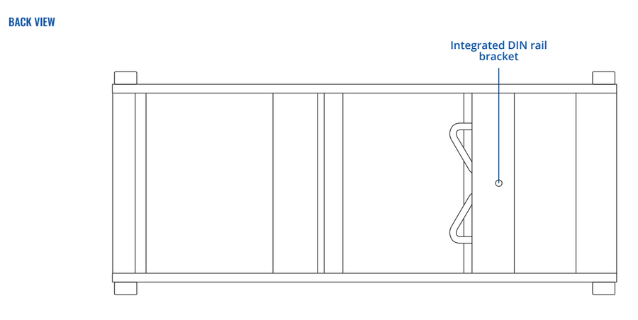 TSF010 - Teltonika TSF010 Flat Industrial 5 Port 10/100 Mbps Switch