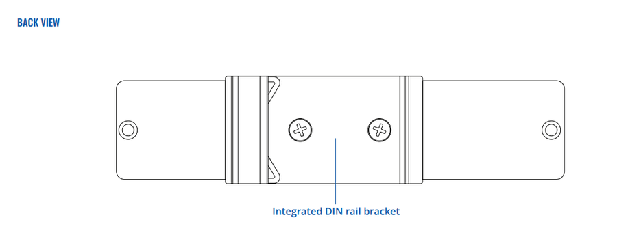 TSW114 - Teltonika TSW114 DIN Rail 5 Port GbE Switch