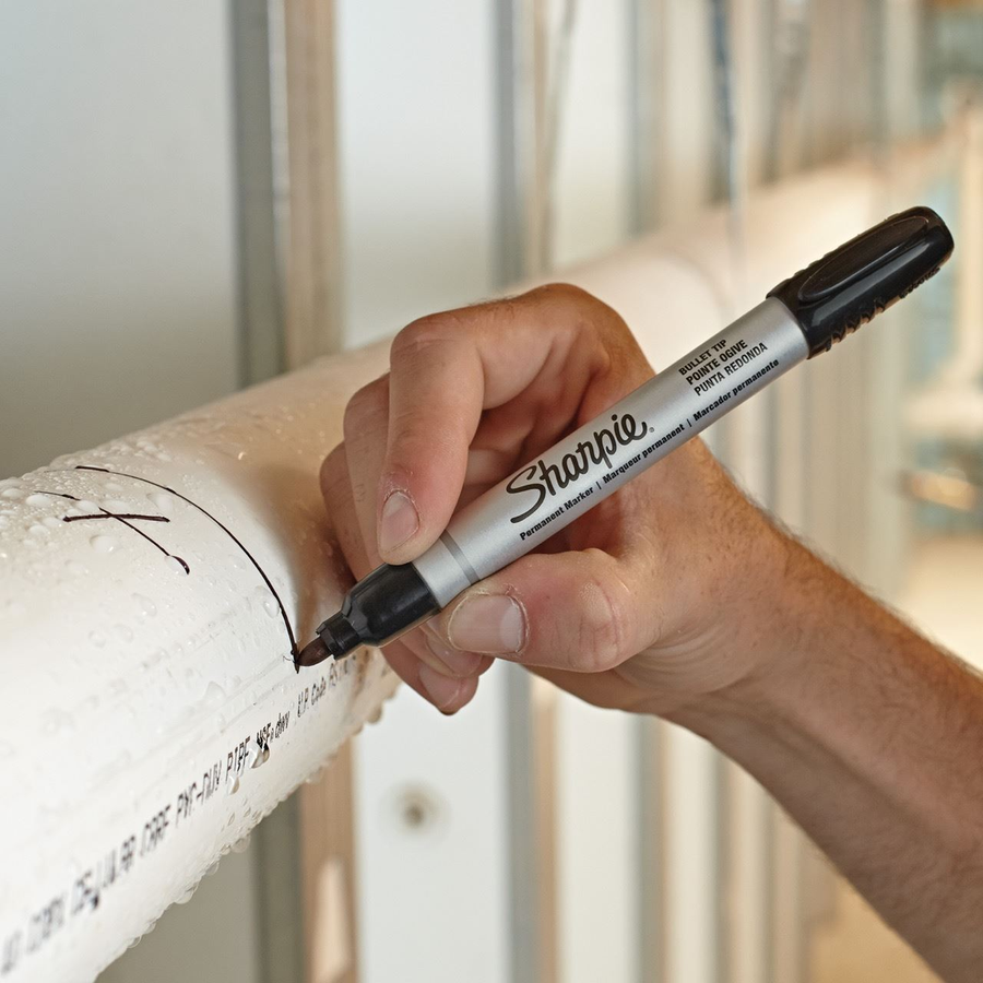 SHARPIE S20093047 - PRO Metal Aluminium Bullet Tip Black colour (MOQ 12) Permanent Marker