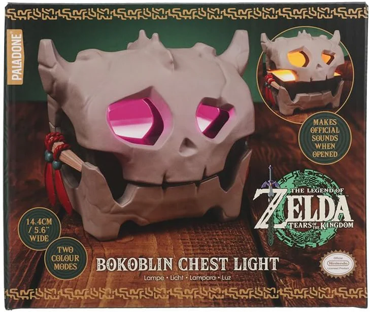 Paladone Lights PLOZBL – The Legend of Zelda Bokoblin Truhen-Leuchte mit Sound