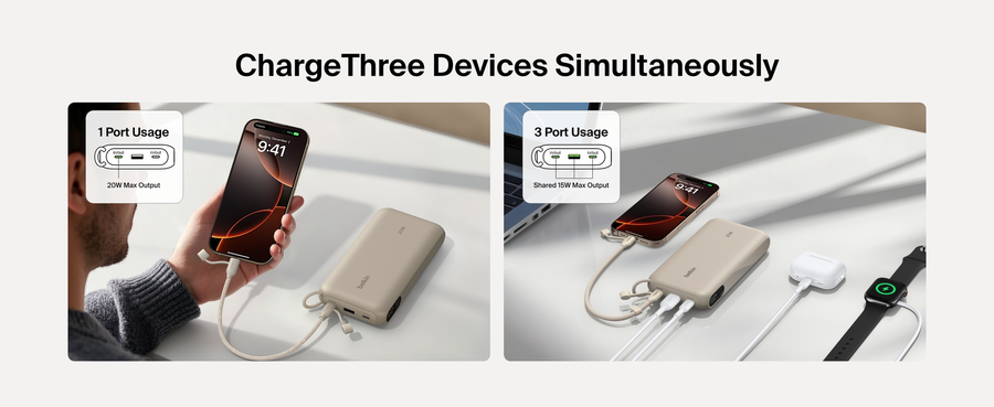 Belkin BPB028FQSD - BoostCharge Power Bank 20K mit Display