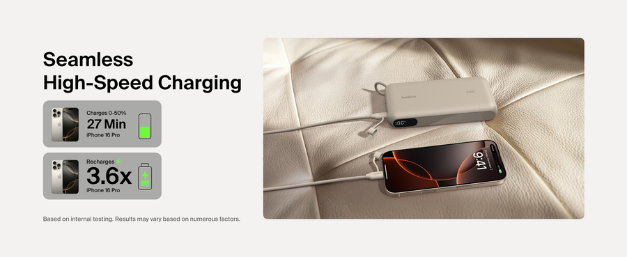 Belkin BPB028FQSD - BoostCharge Power Bank 20K mit Display