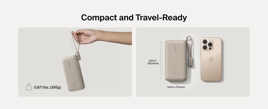 Belkin BPB028FQSD - BoostCharge Power Bank 20K mit Display