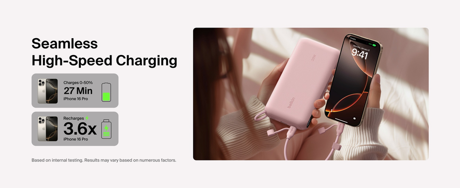 Belkin BPB028FQPK - BoostCharge Power Bank 20K with Display