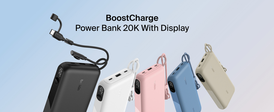 Belkin BPB028FQSD - BoostCharge Power Bank 20K mit Display