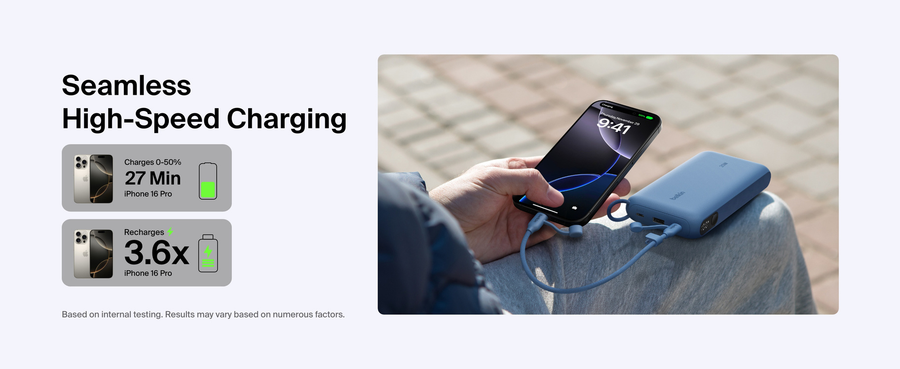Belkin BPB028FQBL - BoostCharge Power Bank 20K with Display