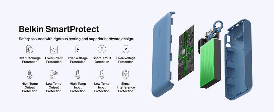 Belkin BPB028FQBL - BoostCharge Power Bank 20K with Display