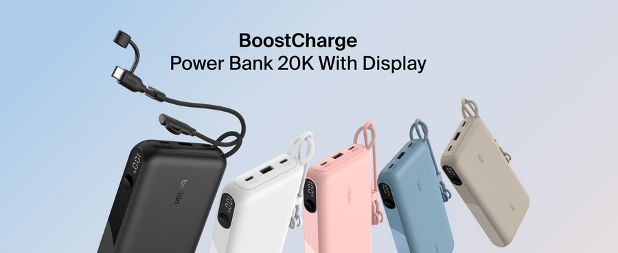 Belkin BPB028FQBK - BoostCharge Power Bank 20K with Display