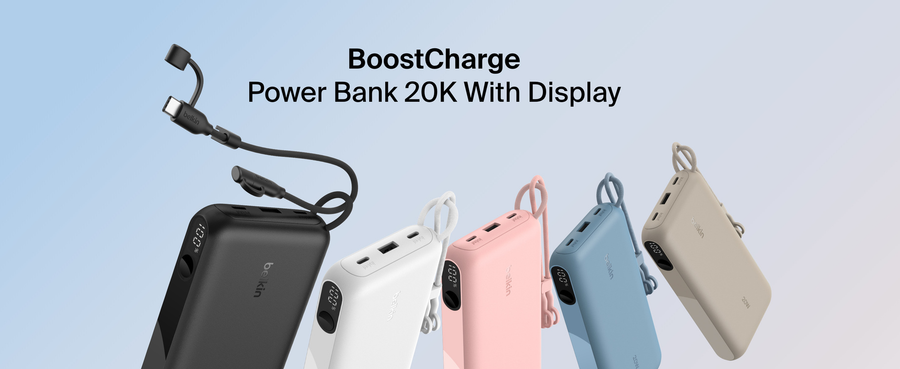 Belkin BPB028FQBK - BoostCharge Power Bank 20K with Display
