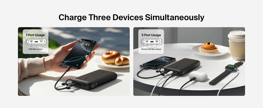Belkin BPB028FQBK - BoostCharge Power Bank 20K with Display
