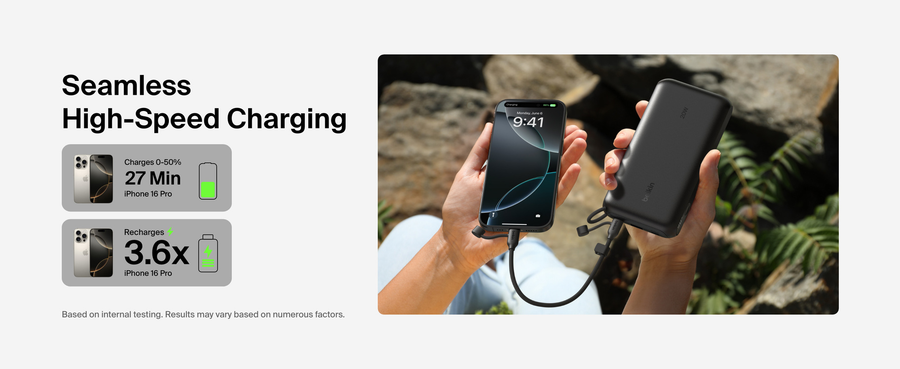 Belkin BPB028FQBK - BoostCharge Power Bank 20K with Display