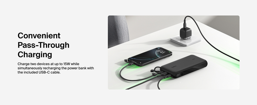 Belkin BPB028FQBK - BoostCharge Power Bank 20K with Display