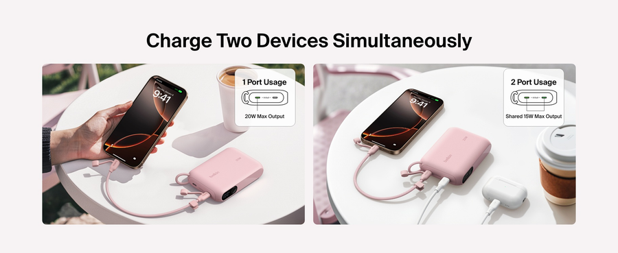Belkin BPB027FQPK - BoostCharge Power Bank 10K with Display
