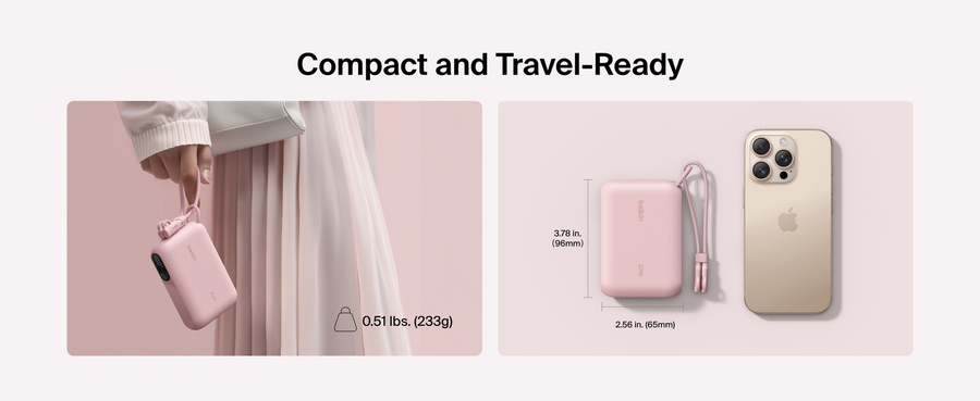 Belkin BPB027FQPK - BoostCharge Power Bank 10K with Display