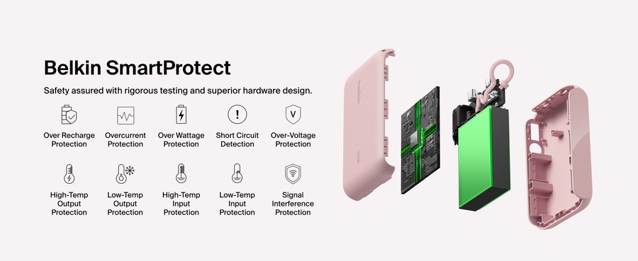 Belkin BPB027FQPK - BoostCharge Power Bank 10K with Display