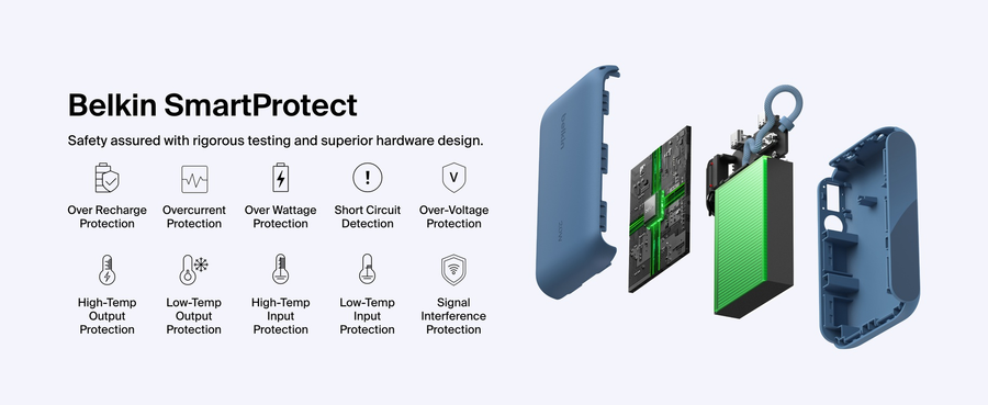 Belkin BPB027FQBL – BoostCharge Power Bank 10K mit Display
