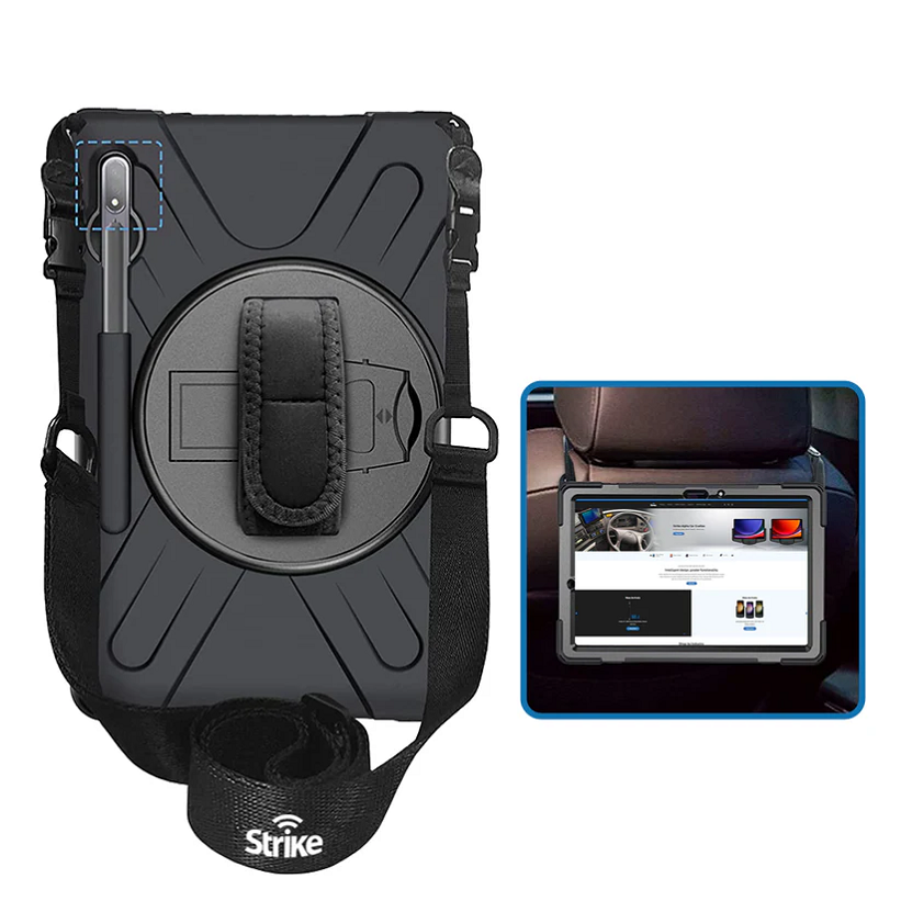 STRIKE GROUP CAS-STKHC3 - Rugged Case with Hand Strap and Lanyard