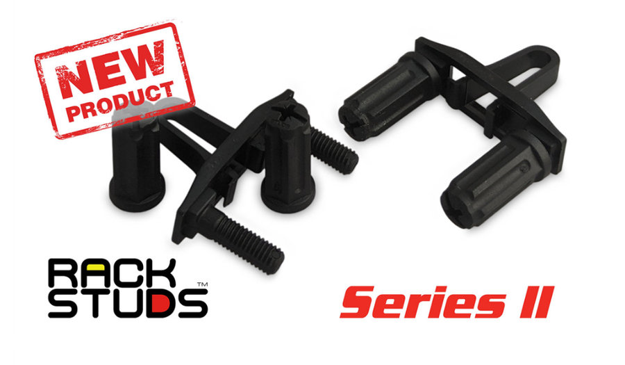 RACKSTUDS RSLDUO-1RUB50-S2 - DUO 1RU 50-pack Mounting Solution 19'' Racks. Replacement for Cage Nuts