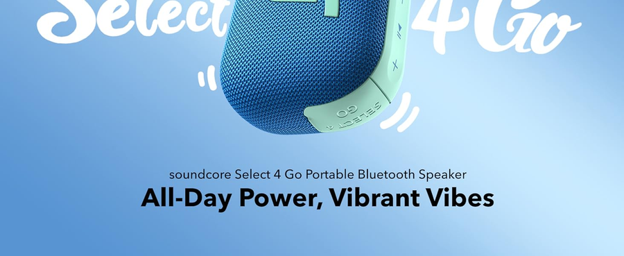 A31X1012 - Soundcore Select 4 Go Bluetooth Speaker Black