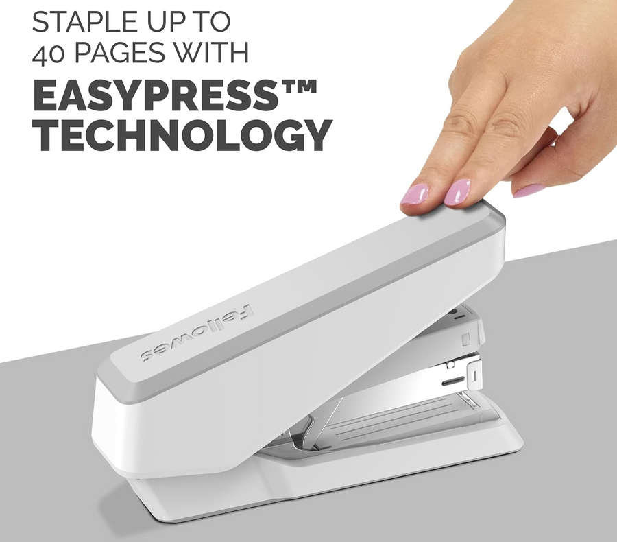 100119531 - Fellowes LX870 EasyPress Full Strip Stapler White
