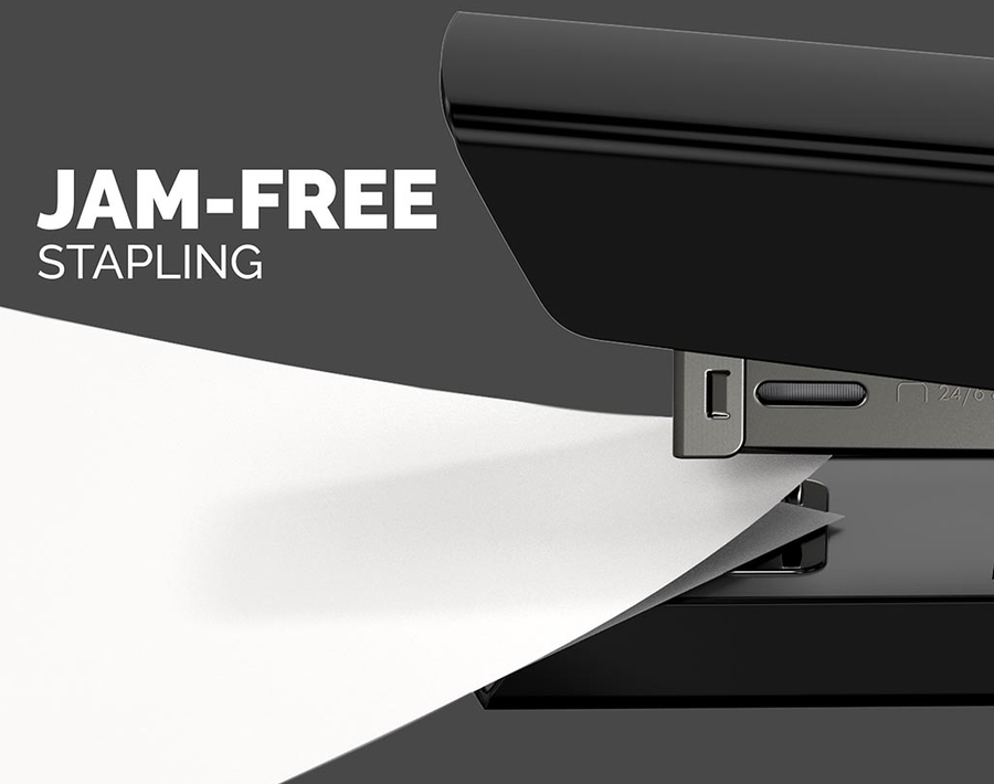 100093881 - Fellowes LX820 Classic Full Strip Stapler Black